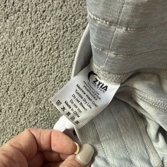 ZYIA Heathered gray Cozy Joggers - Picture 2 of 5